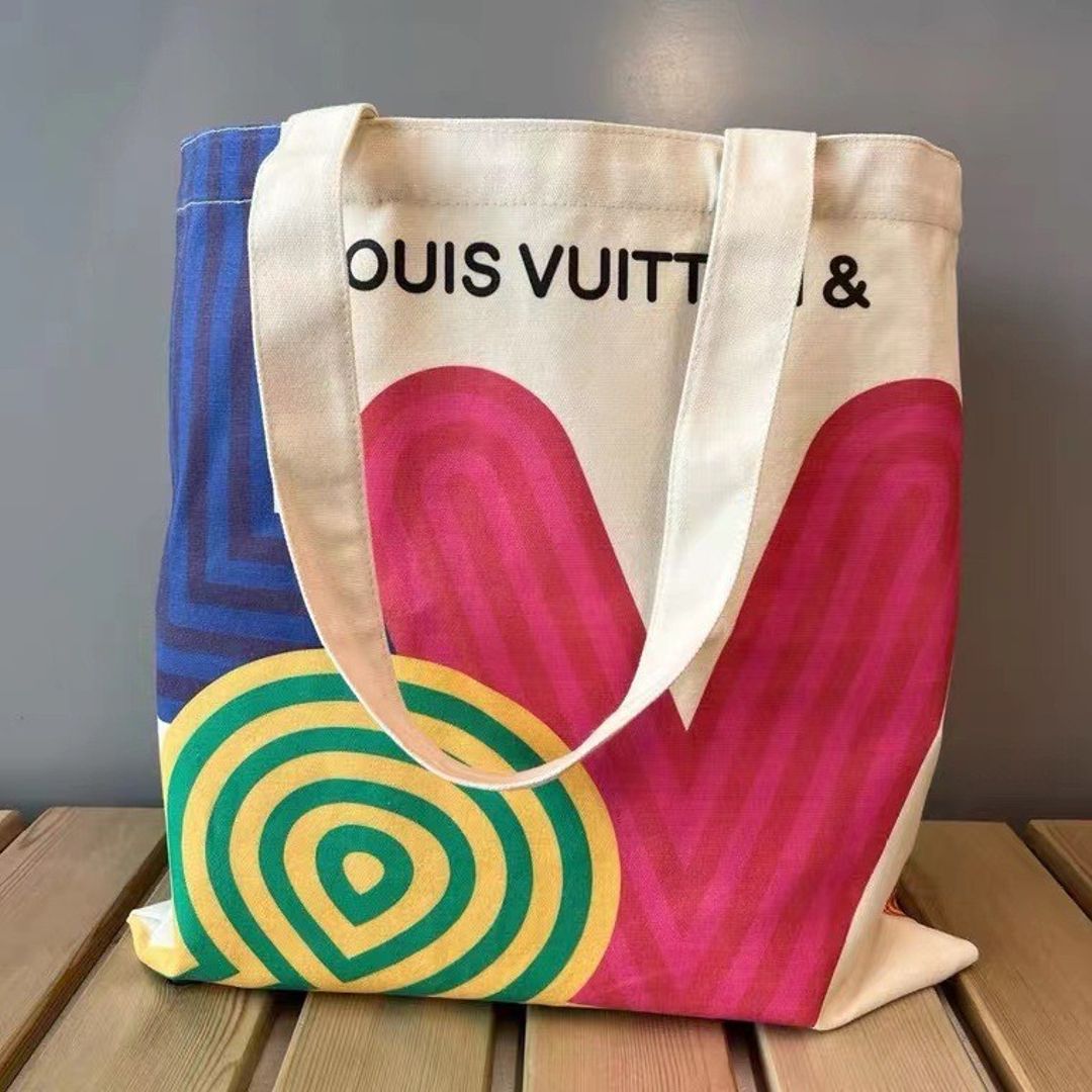 Louis Vuitton & Novelty Canvas Eco Tote Bag