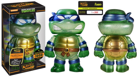 Funko Hikari: Teenage Mutant Ninja Turtles Leonardo Clear Glitter Premium Vinyl Figure