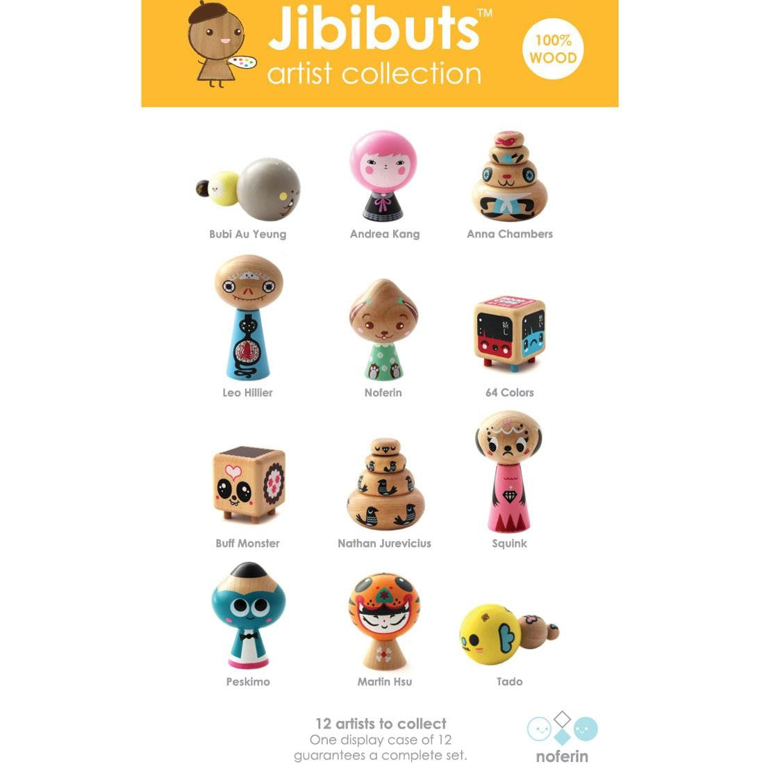 Jibibuts Artist Series : Wooden Figure Blind Box