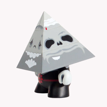 Kidrobot Pyramidun Dunny Gray 3-inch Vinyl Figure