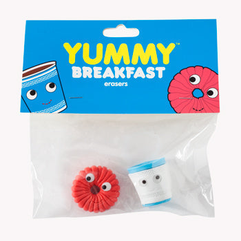 Kidrobot Yummy 2-Pack Breakfast Erasers